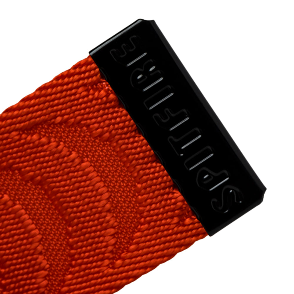 Bighead Cut Out Jacquard Swirl Belt (Red / Black)