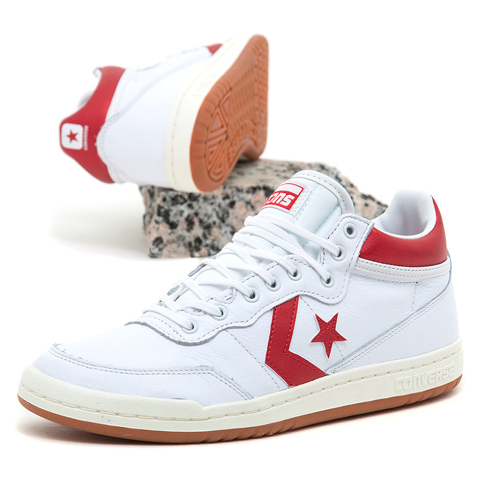 Fastbreak Pro Mid (White / Red / Egret)