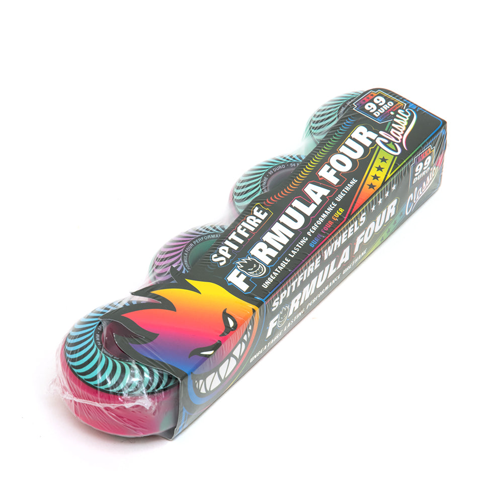 54mm Formula Four Classic - Pink Teal Swirl (99 Duro)