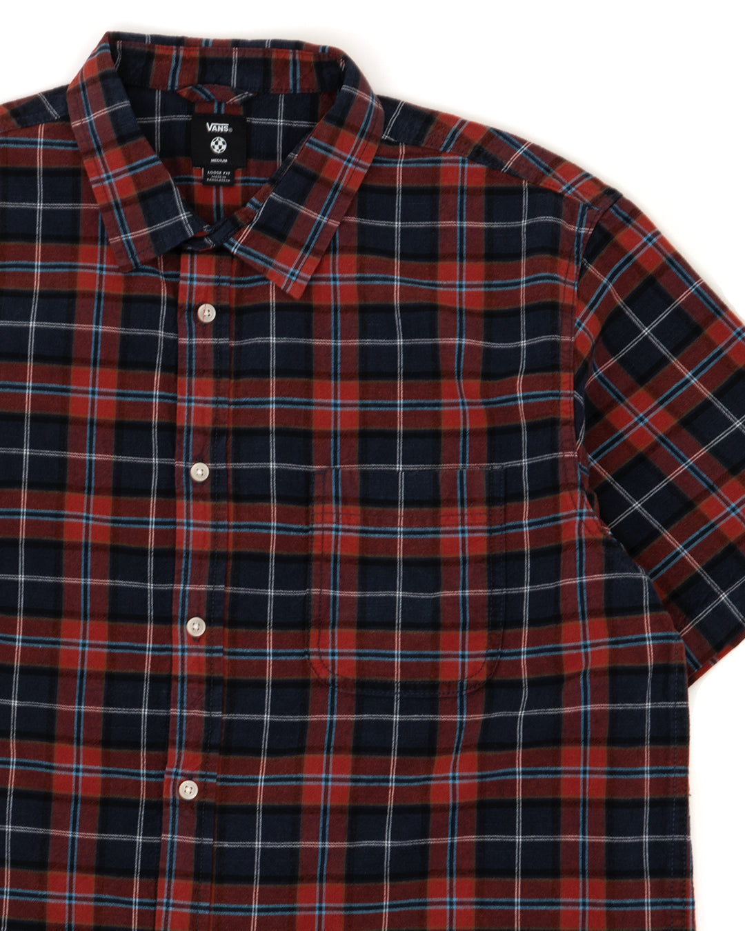 Lawson Plaid S/S Shirt (Parisian Night) VBU