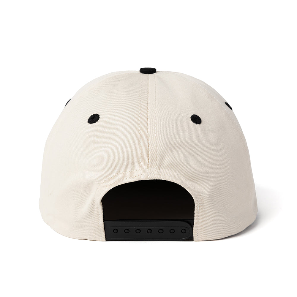 Journalist Snapback Cap (Cream / Black)