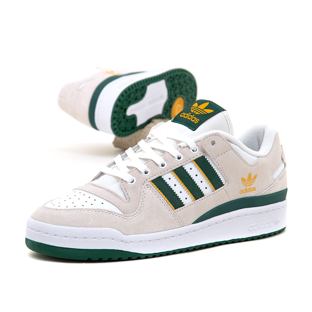 Forum 84 Low ADV (Crystal White / Dark Green / Preloved Yellow)