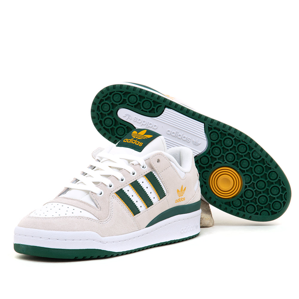 Forum 84 Low ADV (Crystal White / Dark Green / Preloved Yellow)