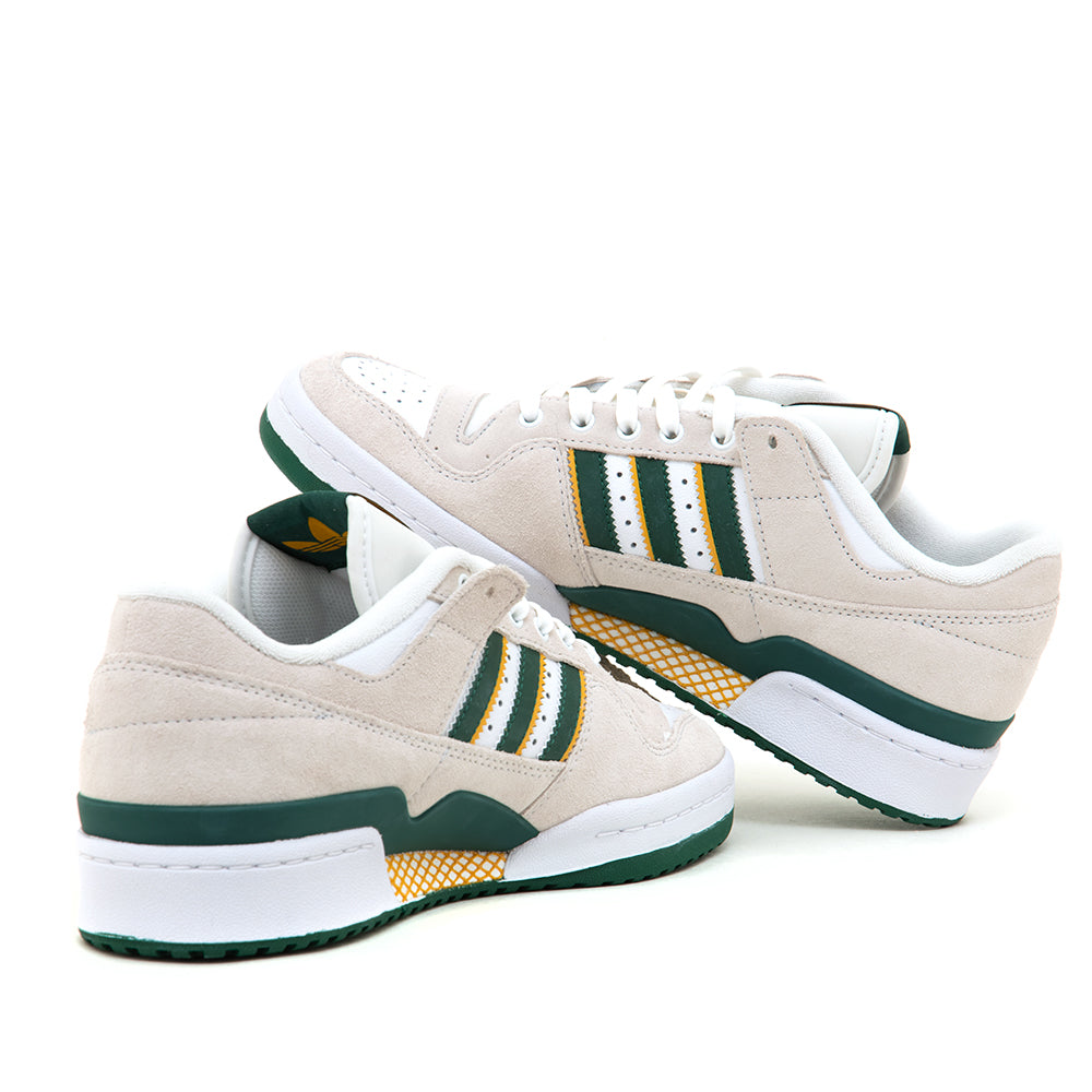 Forum 84 Low ADV (Crystal White / Dark Green / Preloved Yellow)