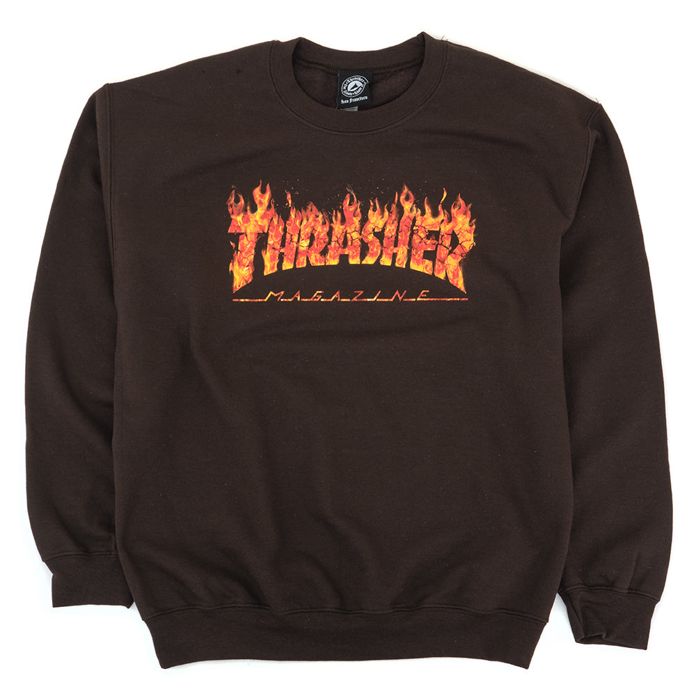 Inferno Crewneck Sweatshirt (Chocolate)