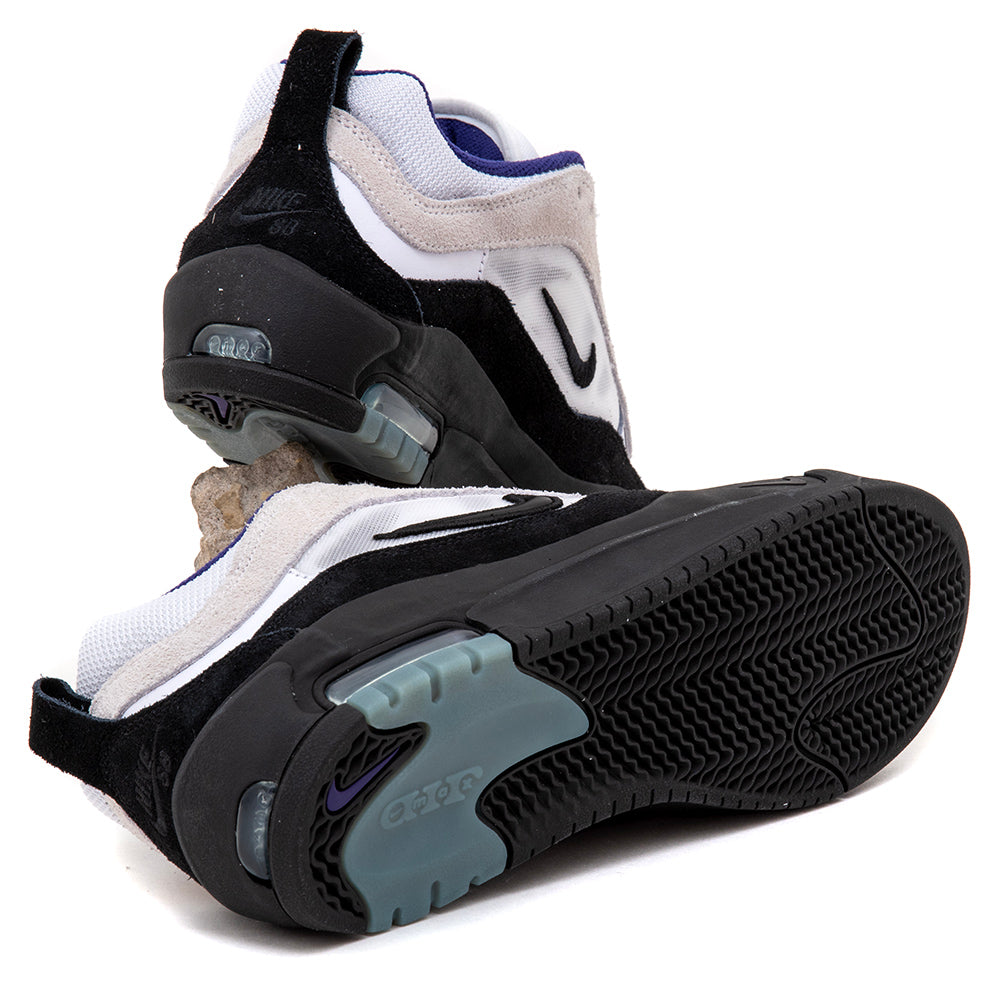 Air Max Ishod (White / Black - Court Purple - Black)