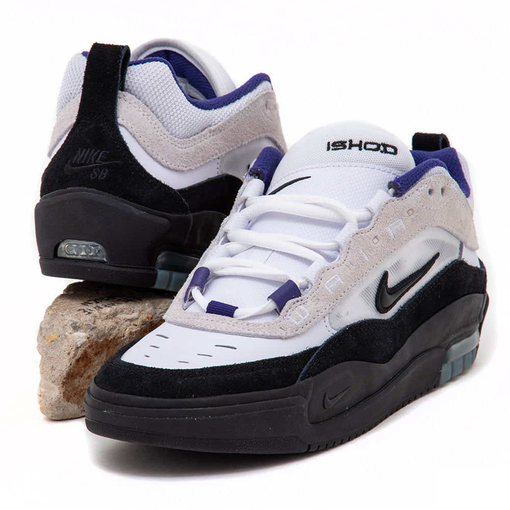 Air Max Ishod (White / Black - Court Purple - Black)