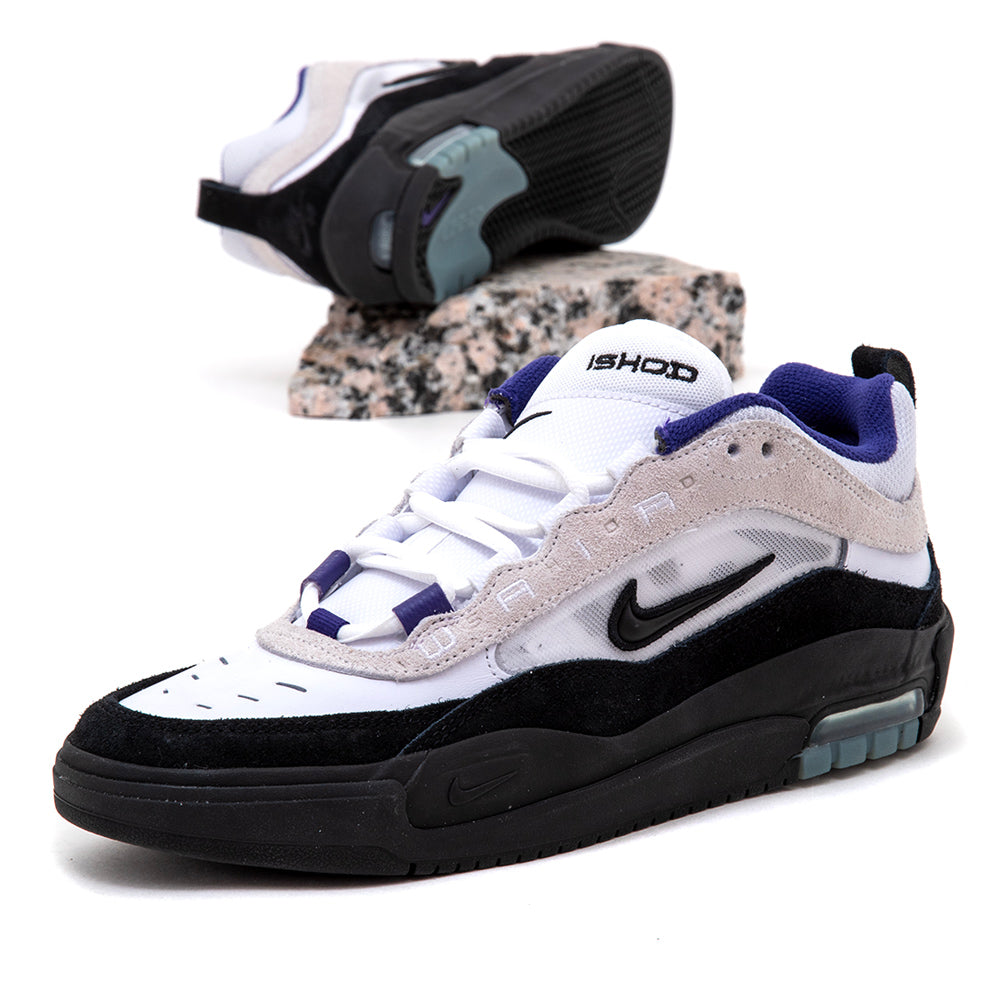 Air Max Ishod (White / Black - Court Purple - Black)