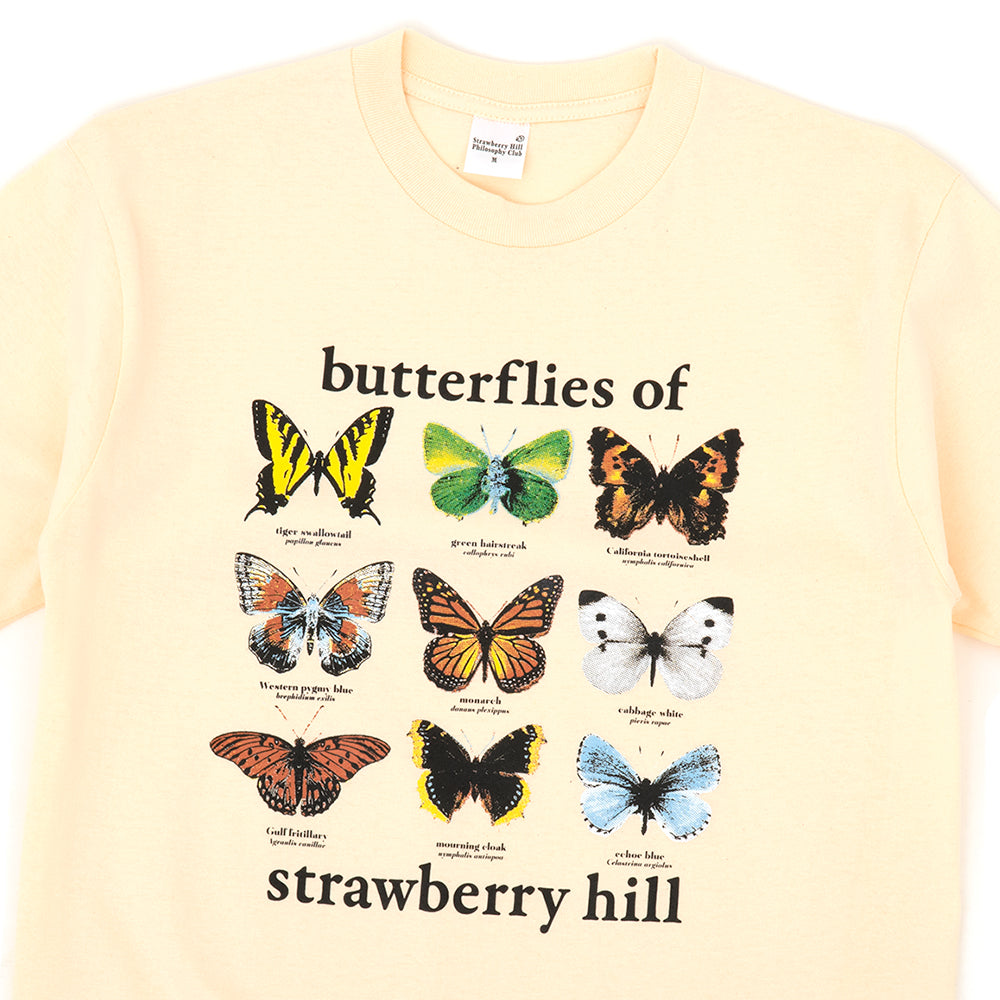 Butterflies Of Strawberry Hill S/S T-Shirt (Cream)