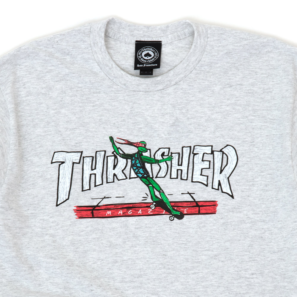 Red Curb by LSD Worldpeace T-Shirt (Ash Grey)