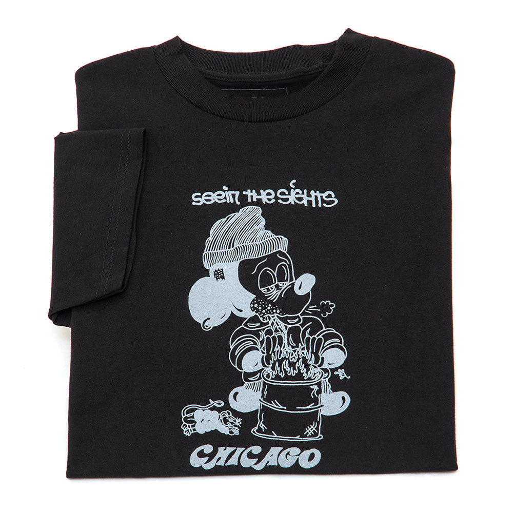 Seein The Sights Chicago T-Shirt (Black / Grey)