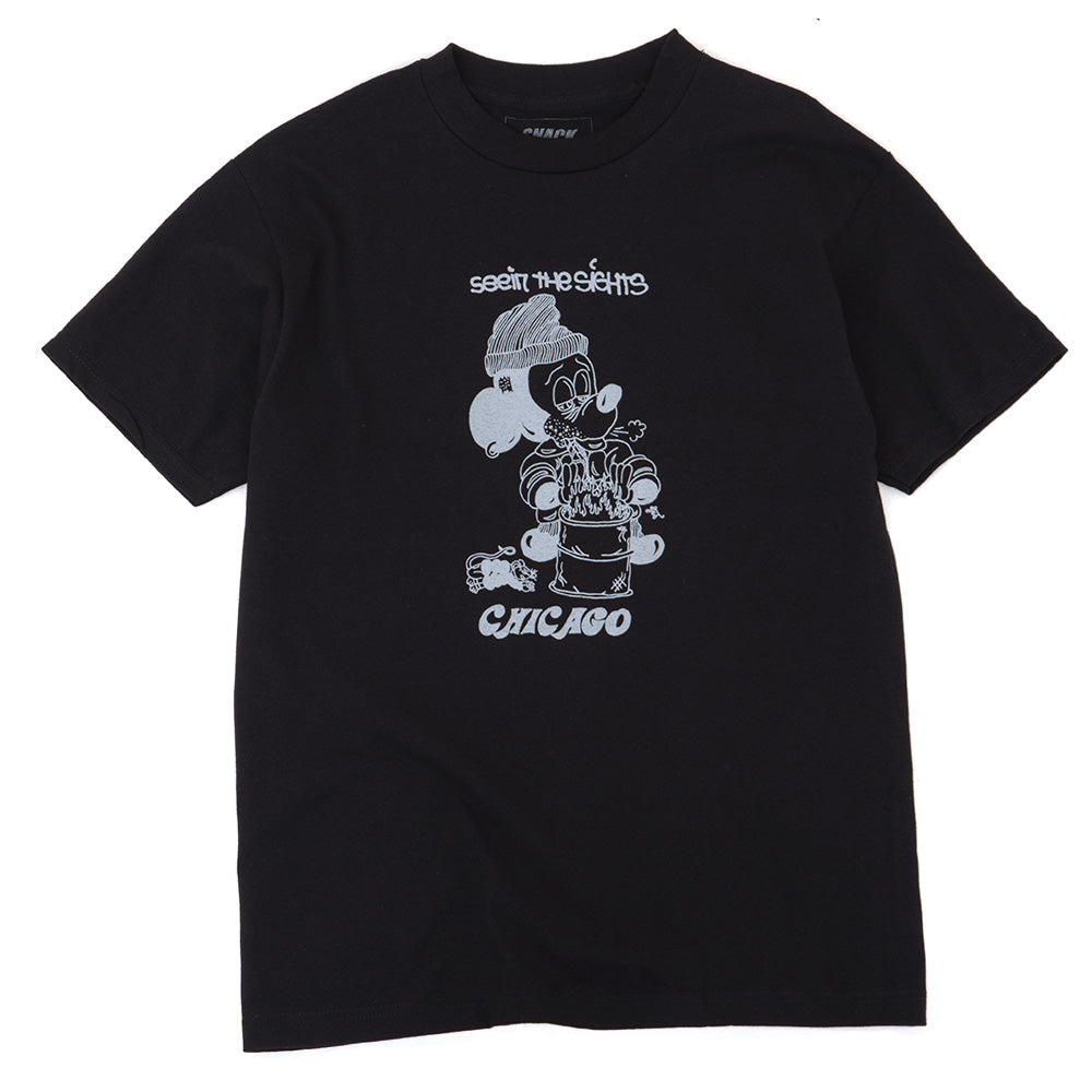 Seein The Sights Chicago T-Shirt (Black / Grey)