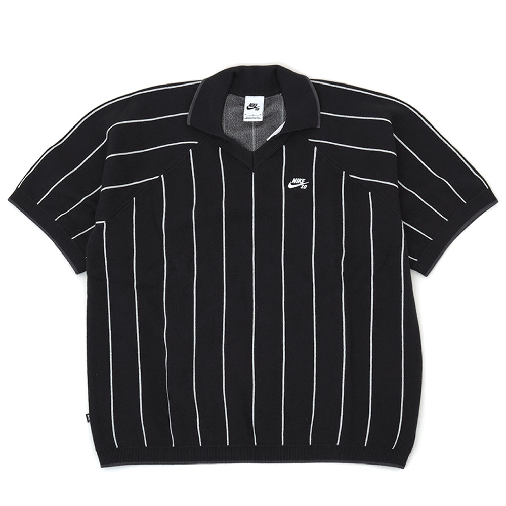 Skate S/S Polo Sweater (Black / Sail / Black)