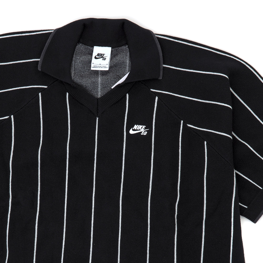 Skate S/S Polo Sweater (Black / Sail / Black)