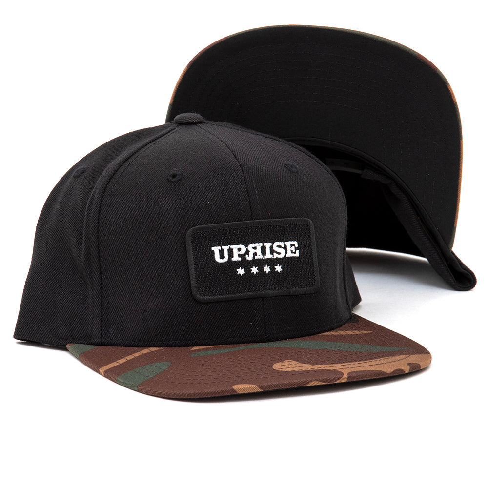 Clarendon Stars Snapback - Black / Camo