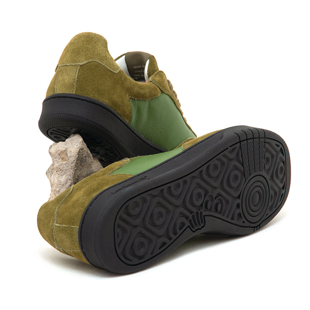 CM001 - Leather / Suede Lo (Cedar Green / Black)