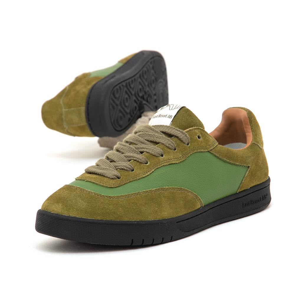 CM001 - Leather / Suede Lo (Cedar Green / Black)