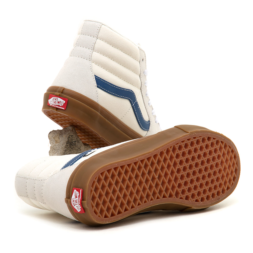 Skate Sk8-Hi (Marshmallow / Blue / Gum) VBU