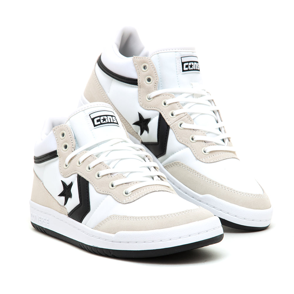 Fastbreak Pro Mid (White / Black / Egret) (S)