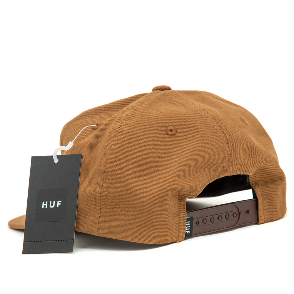 HUF Set Box Snapback Hat (Caramel) (S)
