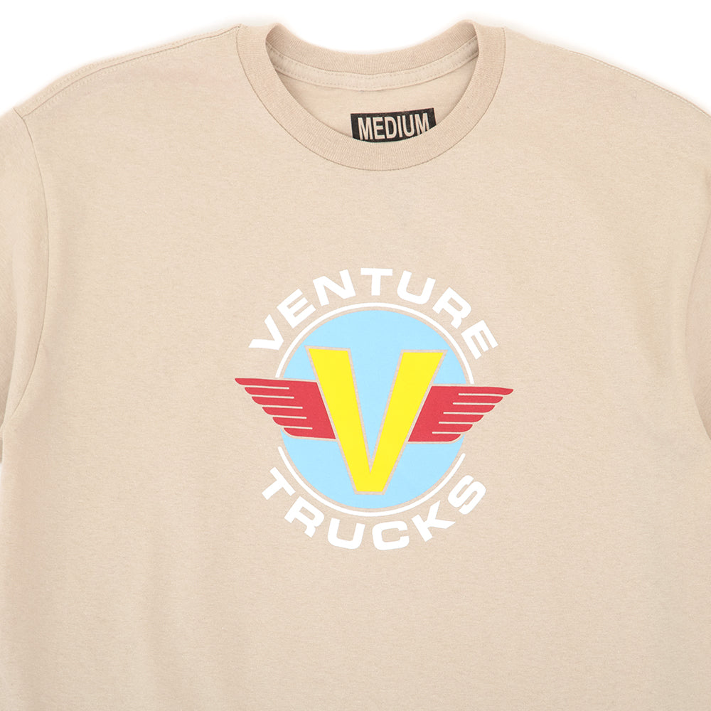 Wings S/S T-Shirt (Sand) (S)