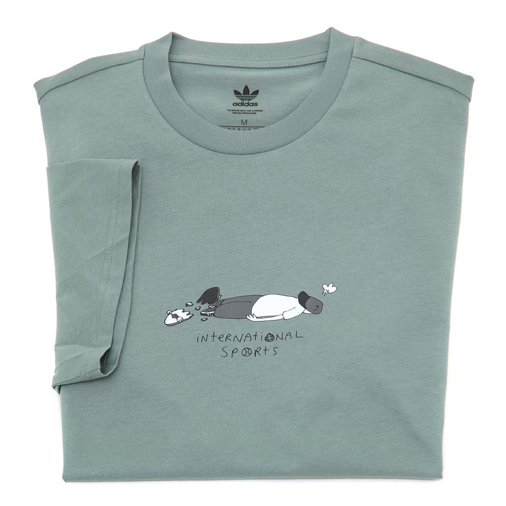 Henry Jones Defeat T-Shirt (Silver Green)