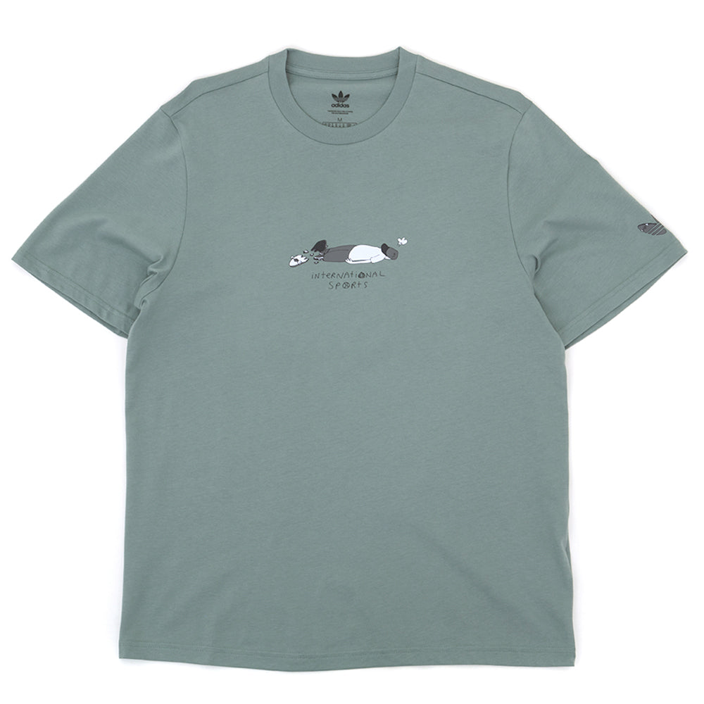 Henry Jones Defeat T-Shirt (Silver Green)