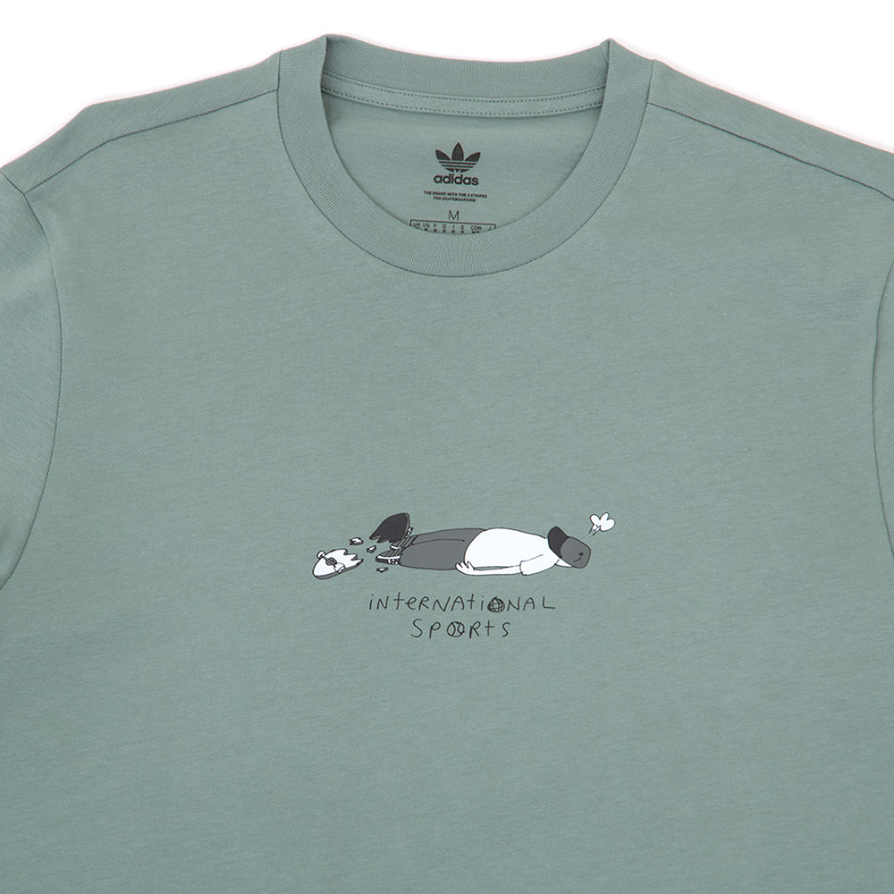Henry Jones Defeat T-Shirt (Silver Green)