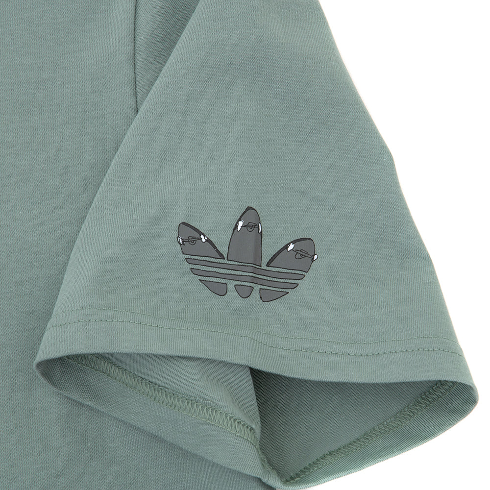 Henry Jones Defeat T-Shirt (Silver Green)