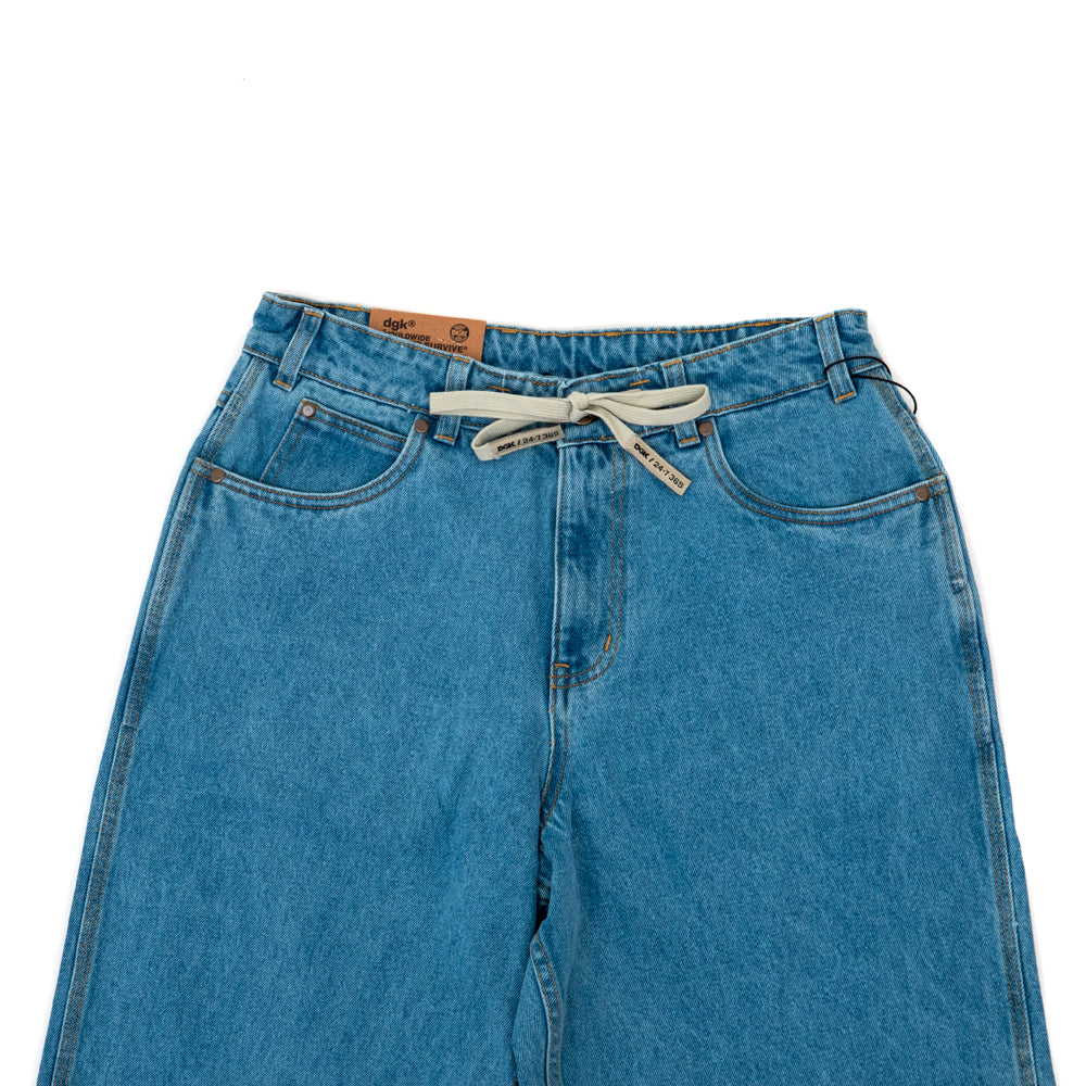 Muni Denim Pant (Washed Indigo)