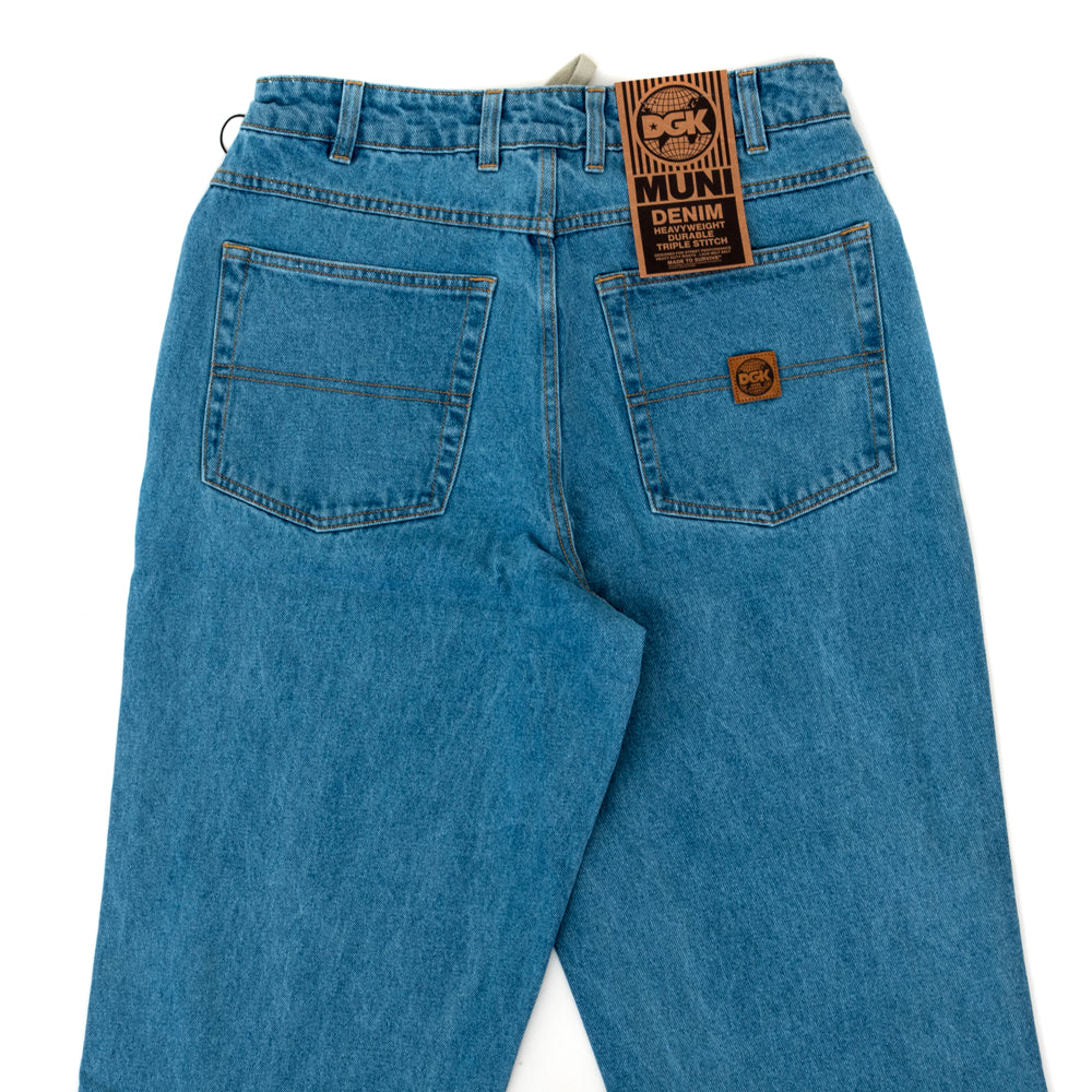 Muni Denim Pant (Washed Indigo)