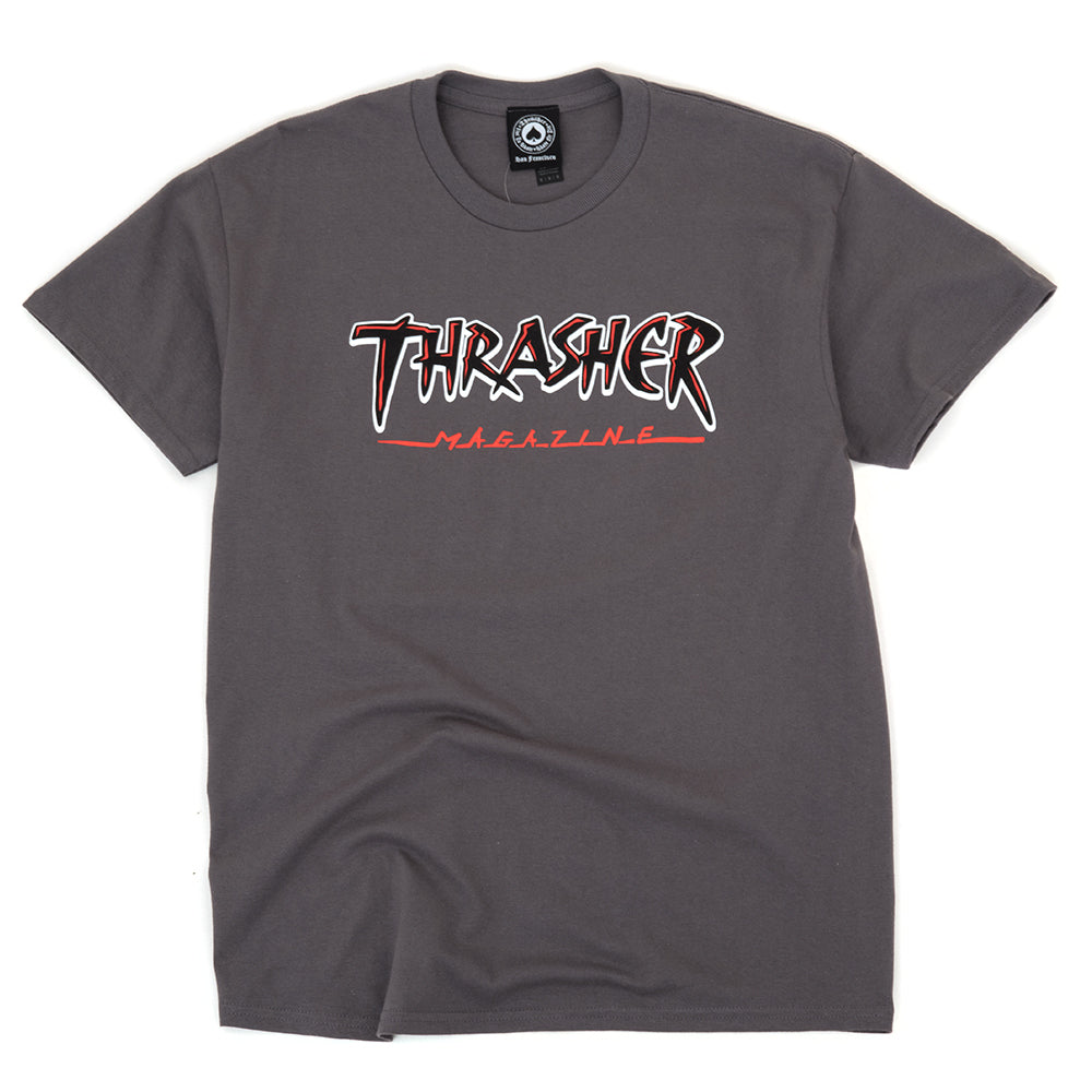 Slash S/S T-Shirt (Charcoal)