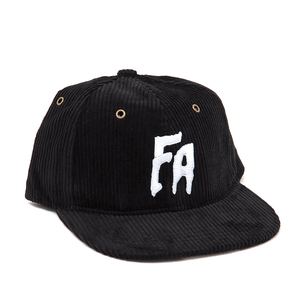 Seduction Corduroy 6-Panel Strapback Hat (Black)