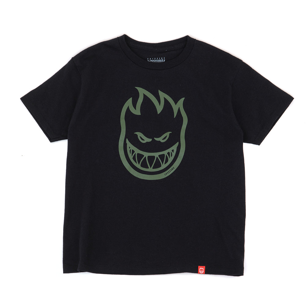 Youth Bighead S/S T-Shirt (Black / Olive)