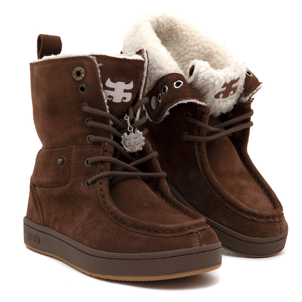 Cats Shearling Hi (Brown)