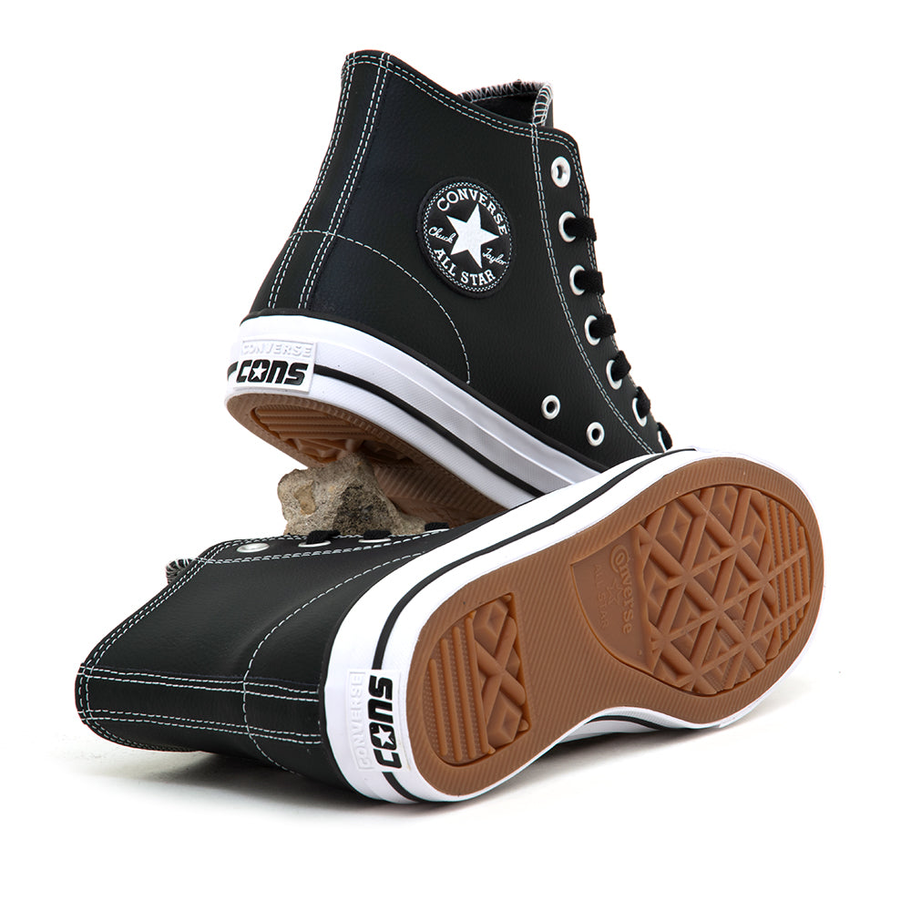 CTAS Pro Hi Leather (Black / White / Black) (S+)