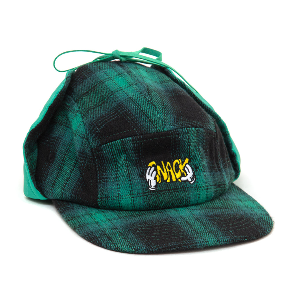 Good Hands Earflap Flannel Cap (Green)