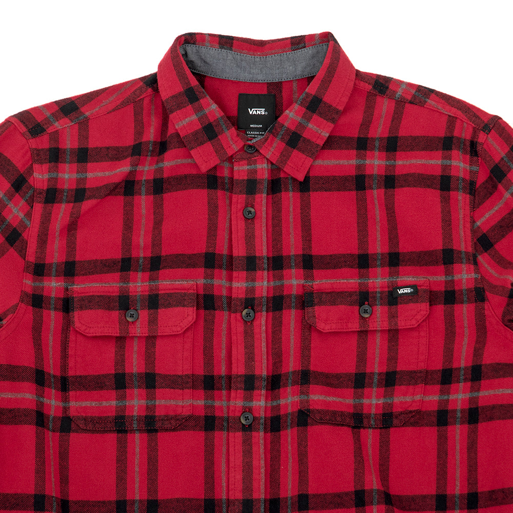 Westminister Button Down L/S Shirt (Chilli Pepper / Black) VBU