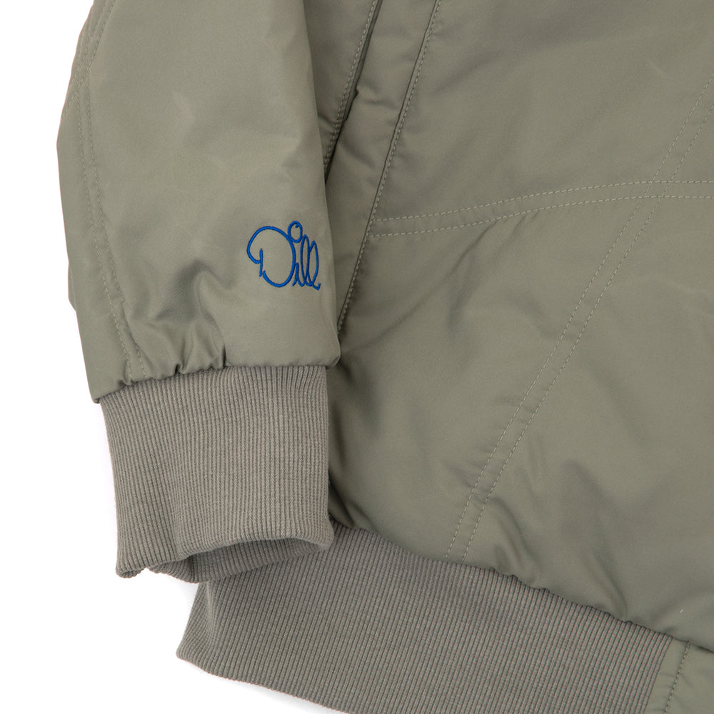 Dill Quilt Jacket (Silver Pebble / Royal Blue) (S)