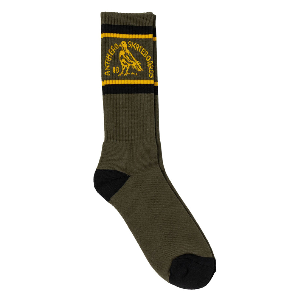Club House Sock (Olive / Gold / Black)