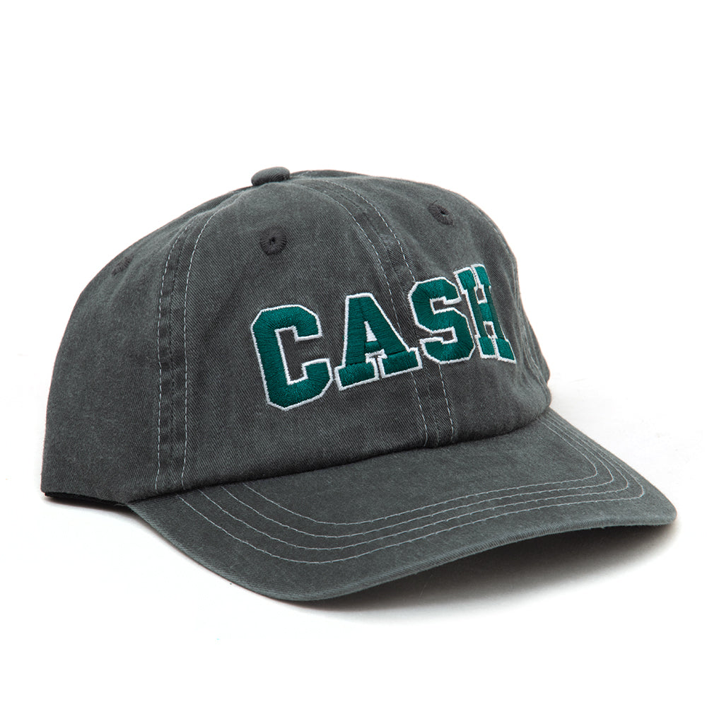 Campus 6-Panel Strapback Cap (Black)