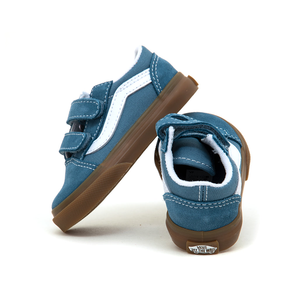 Toddler Old Skool V (Gum Blue / True White) VBU
