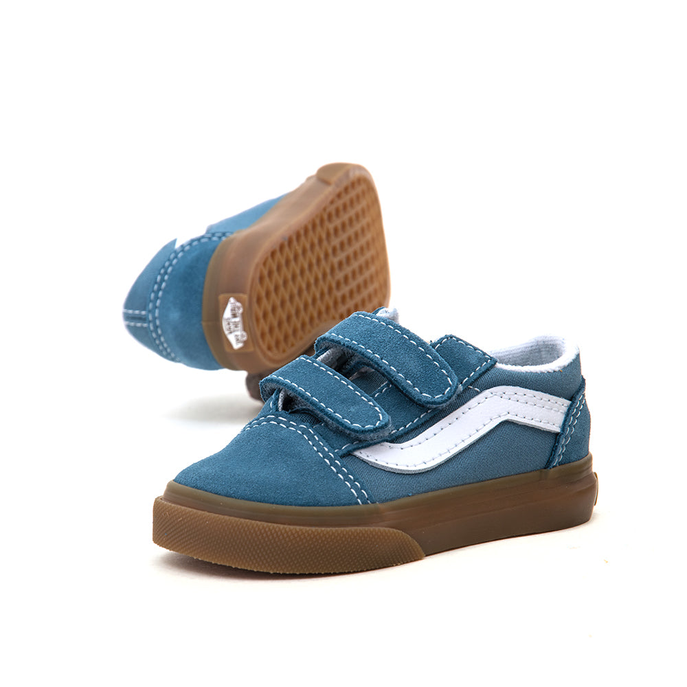 Toddler Old Skool V (Gum Blue / True White) VBU