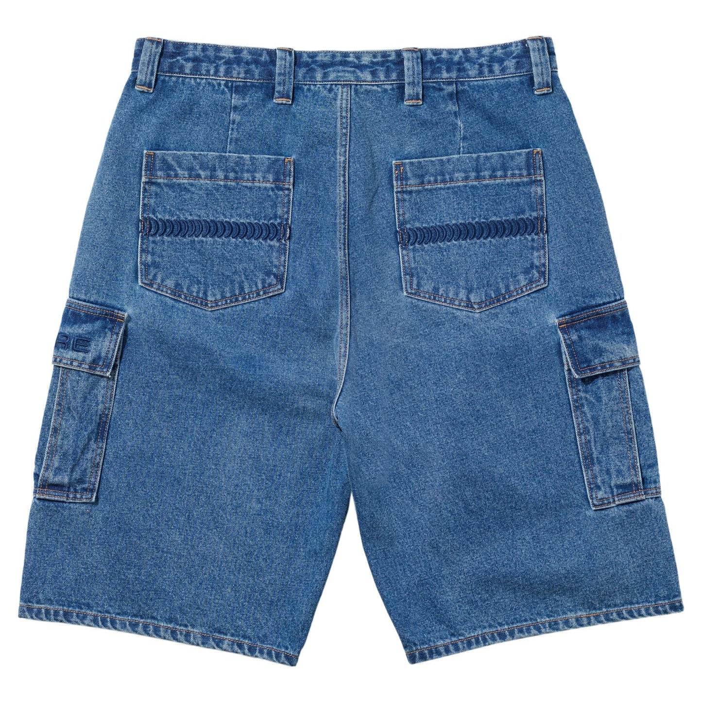Classic 87' Denim Cargo Short (Light Stone Wash)