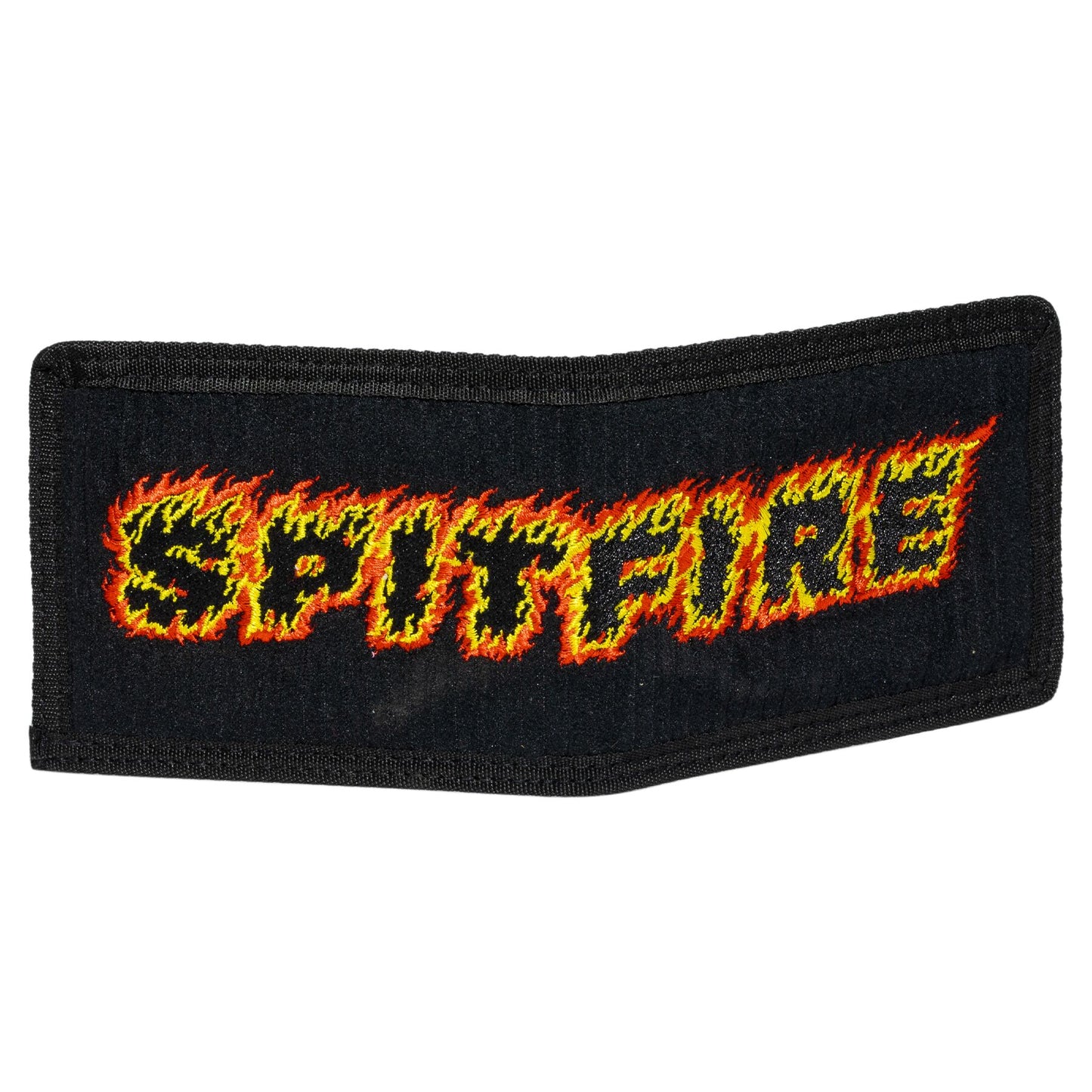 Flames Script Bifold Wallet (Black)