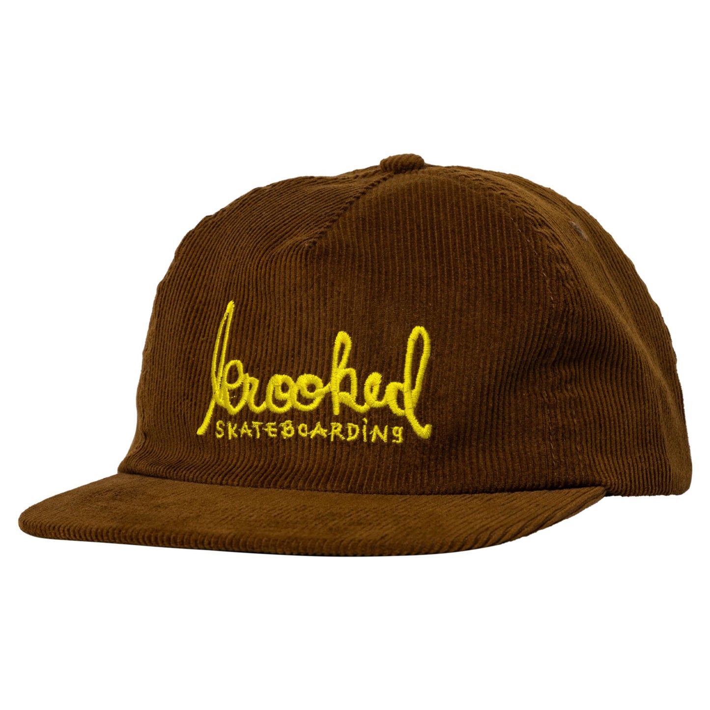 Skript Adj. Snapback Hat (Brown / Gold)
