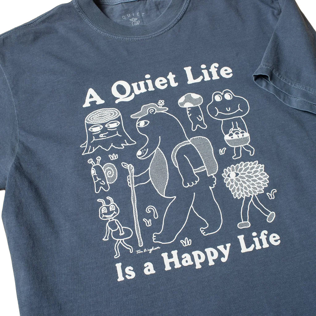Happy Life S/S T-Shirt (Navy)