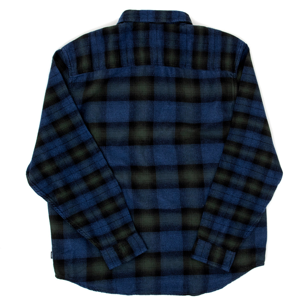 Lawson Mixed Plaid Button Up Shirt (Dress Blues)
