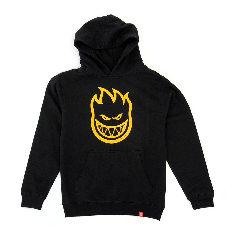 Youth Bighead Hooded Sweatshirt (Black / Gold)