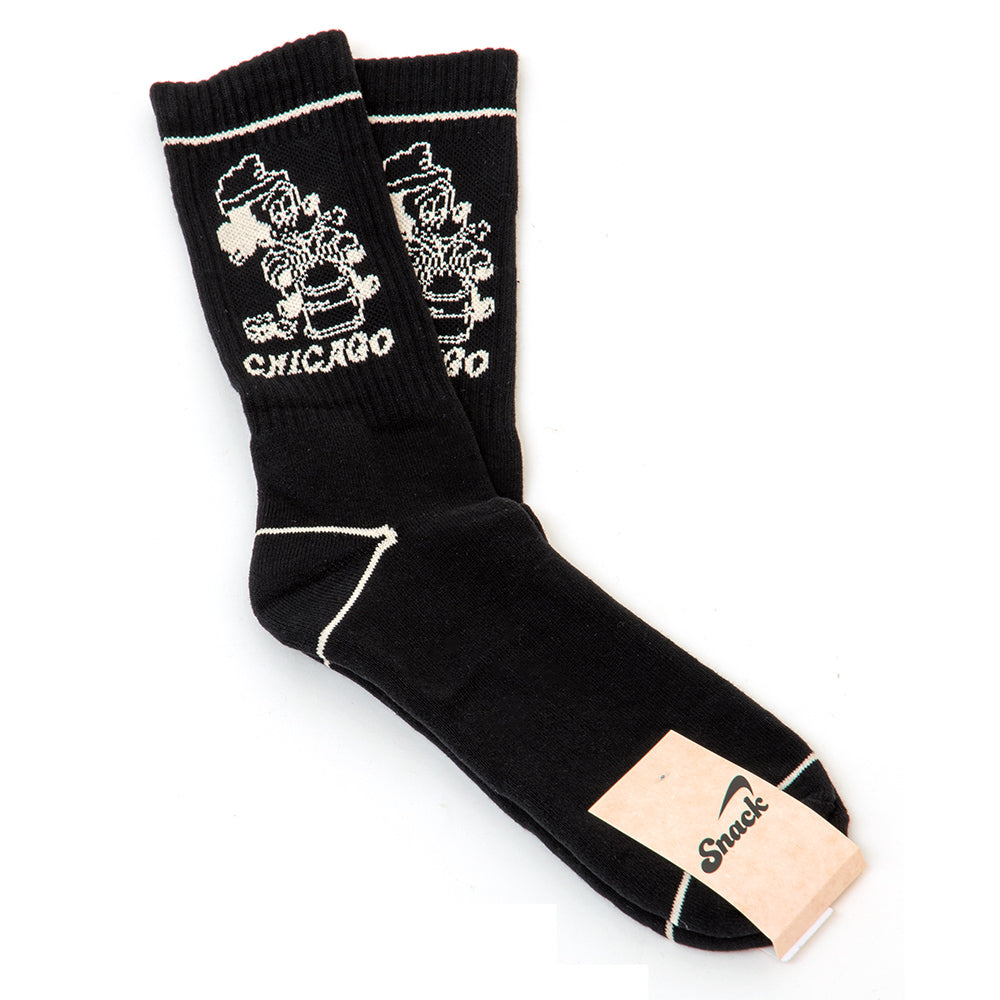Seein The Sights Crew Sock (Black)